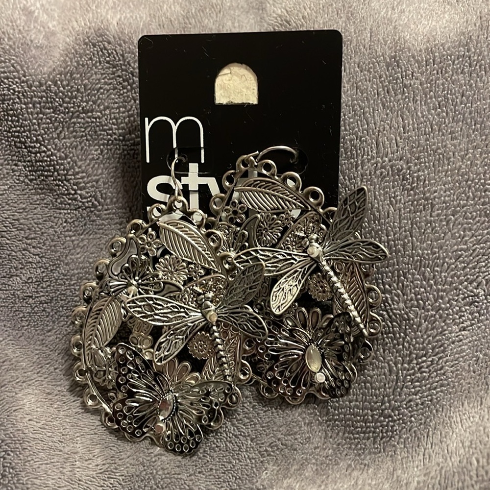 My Style Lab Fashion Jewelry Silver Earrings